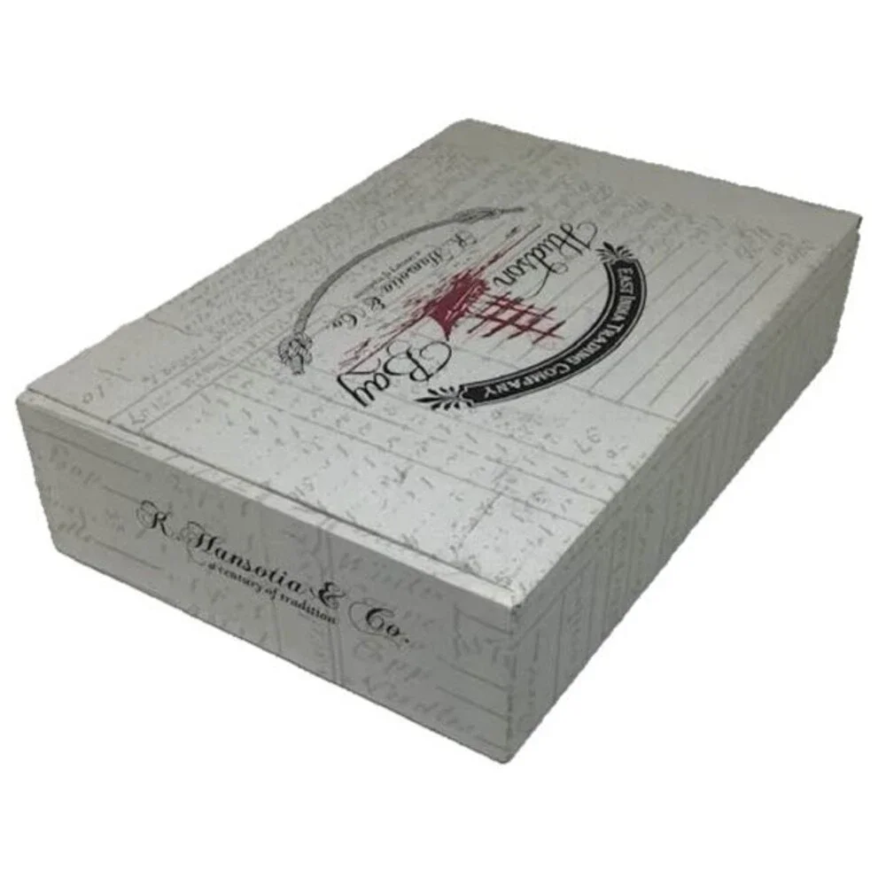 Hudson Bay Cigar Box East India Trading Company White Ship Storage Decor Tobacco